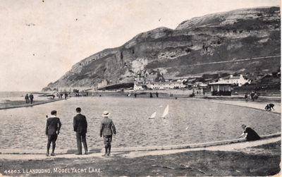 Model Yacht Lake 1904, post marked 1913