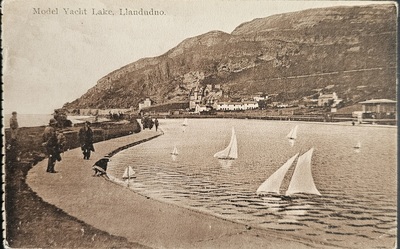 Model Yacht Lake ~1925